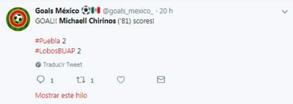 Así reaccionaron los medios mexicanos por el gol de Michaell Chirinos
