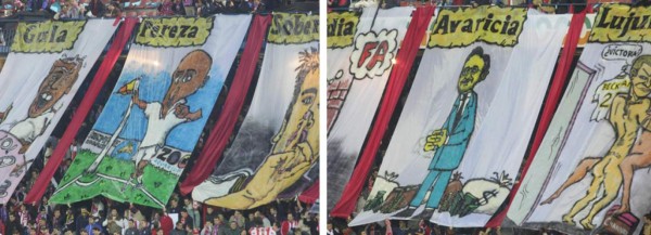 ¡UNA GUERRA! Los mosaicos más polémicos del Real Madrid-Atlético