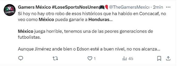 México vs Honduras EN VIVO: “Está jugando a la ruleta rusa”, así se vive en las redes sociales
