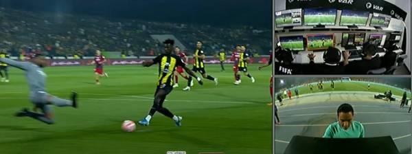 Saíd Martínez, protagonista de una acción de penal que generó polémica en Arabia Saudita.