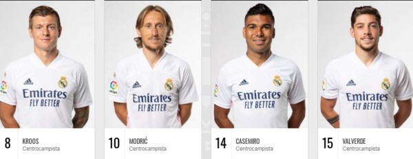 Crack cambió de número: Los dorsales oficiales del Real Madrid para la temporada 2020/21&nbsp;&nbsp;