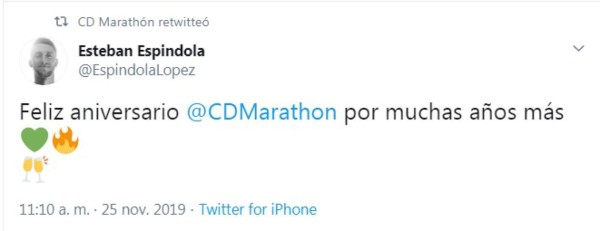 Marathón cumple 94 años y así es felicitado en la redes sociales