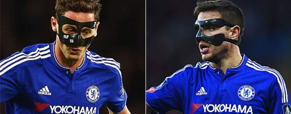 Futbolistas que han usado máscaras protectoras como lo hará Escober