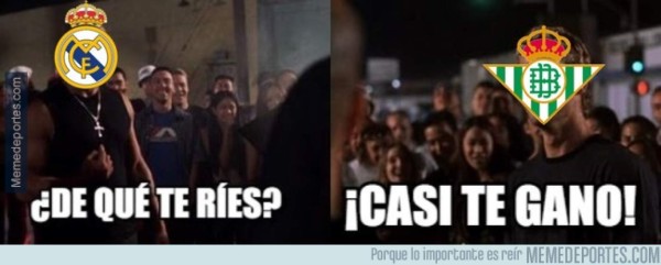 ¡Para morir de risa! Bale, Bartra y Benzema los protagonistas de los memes tras el Betis-Madrid