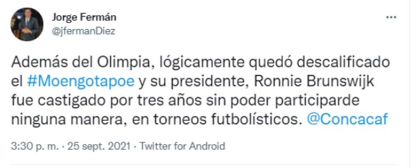 Periodistas y prensa internacional sobre el escándalo de Olimpia en la Concacaf: ''Salió cara la bromita de los 100 dólares''