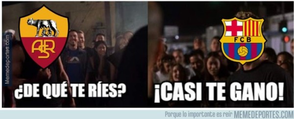 ¡Acribillan al Barcelona! Los memes destruyen a Messi tras eliminación del Barça frente a Roma