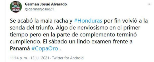 'La gran H se estrena', 'Queda mucha tarea': en las redes se comenta el debut de Honduras en Copa Oro