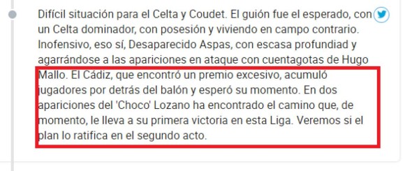 'Dinamitó el partido con movimientos top': Lo que dicen del Choco Lozano tras su nuevo gol con el Cádiz en la Liga Española