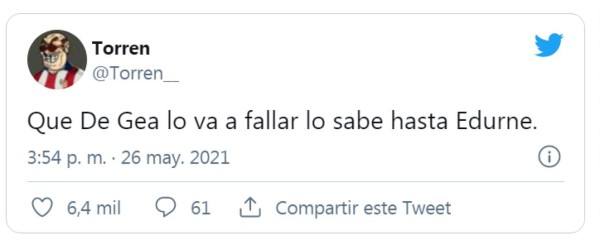 La lista que escondió De Gea y que no le sirvió en la tanda de penales; la denuncia de su preciosa novia