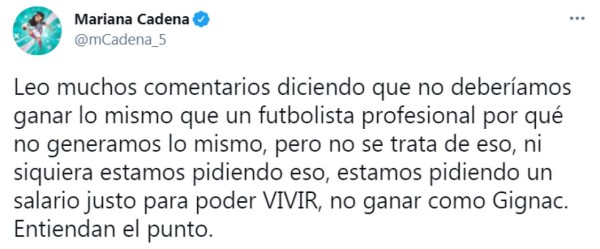 Jugadoras de la Liga MX Femenil exigen un salario digno: ''No estamos pidiendo ganar como Gignac''