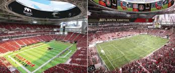 Así es el espectacular Mercedes Benz, el estadio que es sensación en Estados Unidos