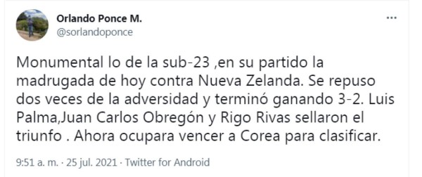 Periodistas reaccionan con el triunfo de Honduras en Tokio y lo que dicen en Nueva Zelanda: ''Una derrota desgarradora''
