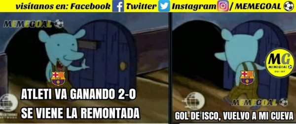 Divertidos memes en el partidazo entre Atlético y Real Madrid