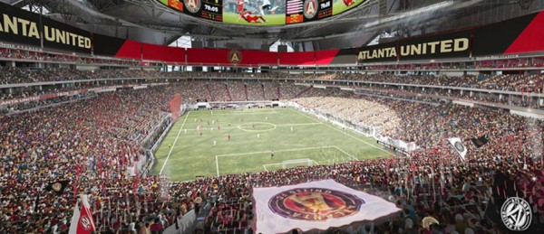 Así es el espectacular Mercedes Benz, el estadio que es sensación en Estados Unidos