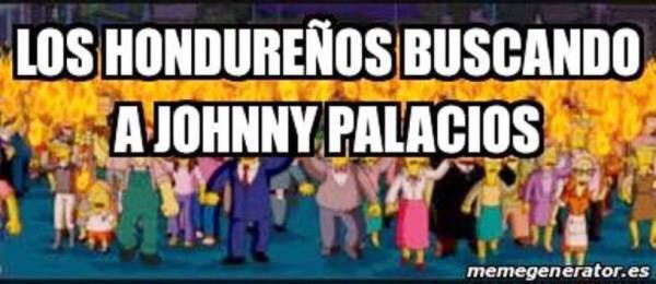 Afición catracha arremete contra Johnny Palacios en los memes