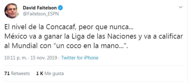 El mensaje arrogante de Faitelson y lo dicho en redes tras el México-Panamá