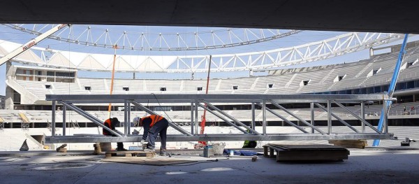Así luce el nuevo estadio del Atlético de Madrid que está en construcción