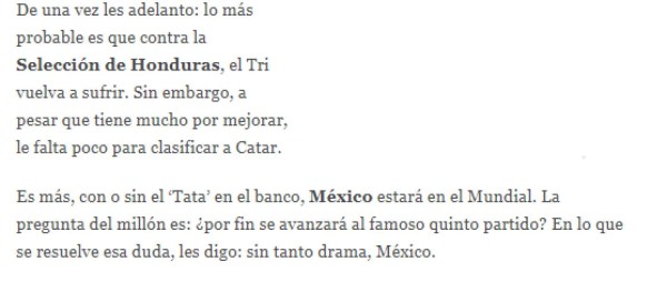 'El Tri va a sufrir y ya juegan sin miedo': Así calienta la prensa de México el duelo contra Honduras ¿Otro Aztecazo?&nbsp;&nbsp;&nbsp;