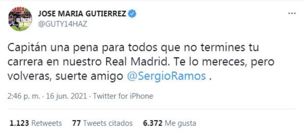 ¡Intenta no llorar! Los emotivos mensajes de despedida de los jugadores del Real Madrid a Sergio Ramos