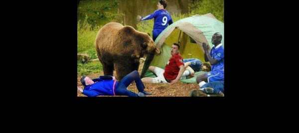 Louis Van Gaal es víctima de divertidos memes tras su simulación de falta en Inglaterra