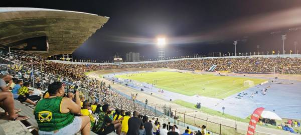 Así luce en estos momentos el National Stadium.