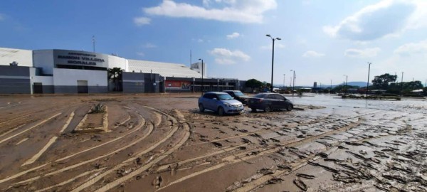 ¿Cuánto tardarán en habilitarlo? Así luce el aeropuerto de San Pedro Sula tras el paso de Eta