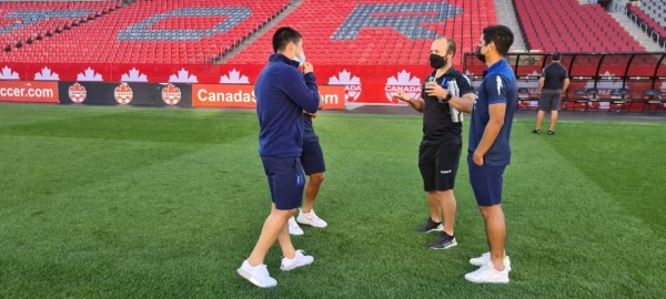Fotos: Así fue el cierre de preparación de la Selección de Honduras para enfrentar a Canadá en el BMO Field