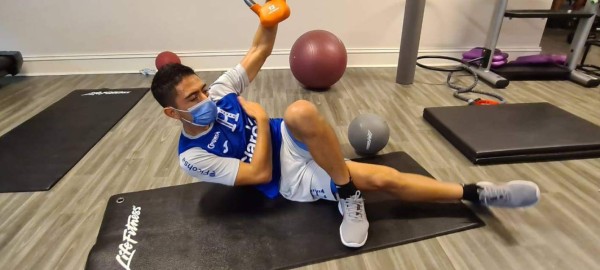 Trabajo de gimnasio y dos futbolistas de la 'H' entre 'algodones': así comenzó el día para la Selección de Honduras