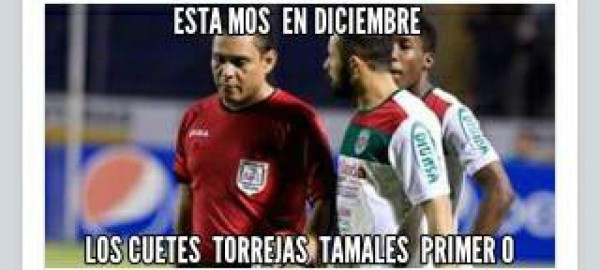 ¡Los memes crucifican a Motagua por el penal pitado ante Marathón!