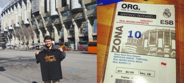 Joven salvadoreño gestionará las redes sociales del Real Madrid