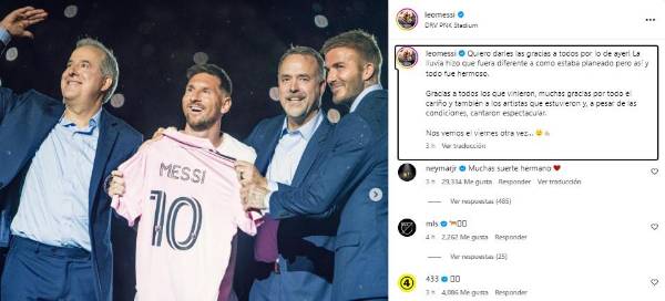 OFICIAL: Lionel Messi anuncia cuándo será su debut con el Inter de Miami y el mensaje que recibió de Neymar