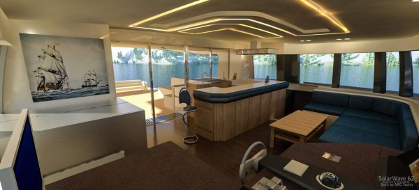 GALERÍA: Conocé al Solarwave 62, el lujoso yate que funciona con energía solar