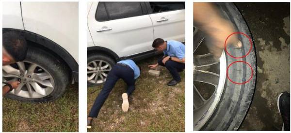 Árbitros de Liga Nacional sufren vandalismo tras polémica en Tocoa: ¡tuvieron que salir escoltados del estadio!