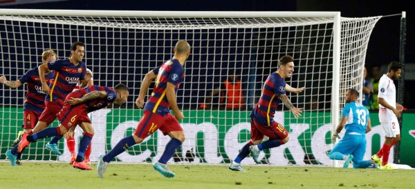 Las mejores imágenes de la final de Supercopa de Europa 2015