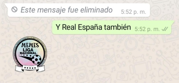 Divertidos memes atacan al Real España y Rony Martínez, Olimpia es alabado