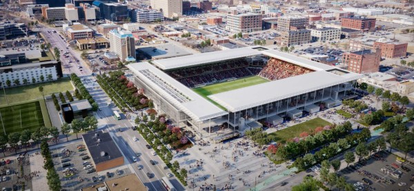 Otro majestuoso estadio en MLS: St. Louis SC presenta la maqueta del recinto que construirá