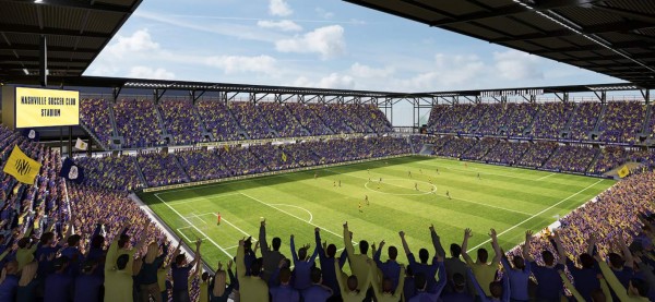 ¡Lujoso! El lindo y costoso estadio que está construyendo el Nashville de la MLS