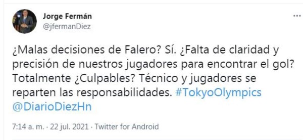 Sin gol y responsabilidad de Falero: Los comentarios de los periodistas de la derrota de Honduras ante Rumania