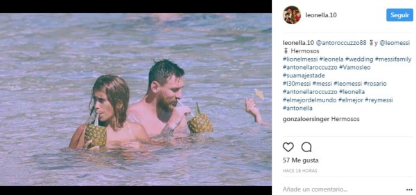 Así fue la luna de miel de Messi y Antonella Rocuzzo en Antigua y Barbuda