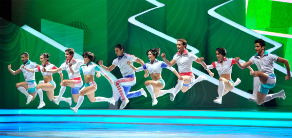 Imágenes del sorteo de la Copa Mundial Brasil 2014.