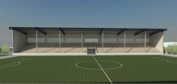 Así avanza la construcción del nuevo y bonito estadio en Choluteca