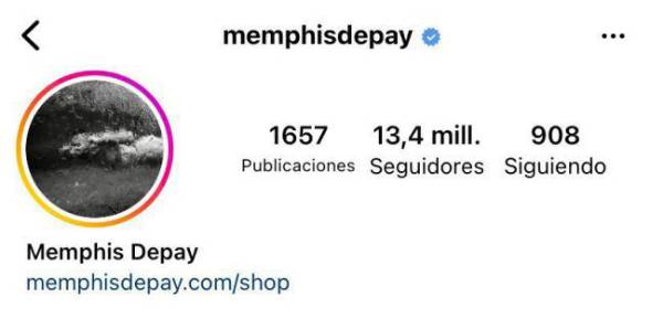 Ahora, Memphis Depay ha borrado todo lo que tenga que ver con el Barcelona en su cuenta de Instagram.