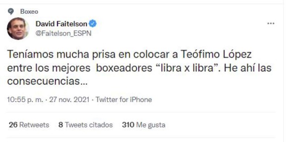 'La mayor decepción y sin clase': Así cataloga la prensa a Teófimo López tras perder ante Kambosos