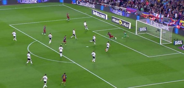 Las acciones más destacadas de la derrota parcial del Barcelona ante el Valencia