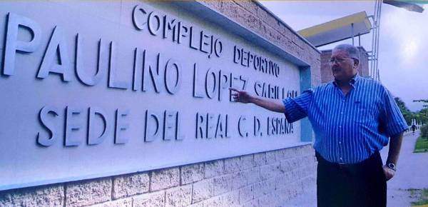 La sede del Real España lleva el nombre de Paulino López Sabillón.