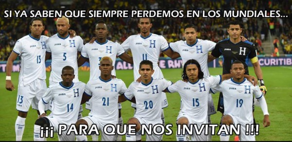 Aficionados se burlan de Honduras con memes