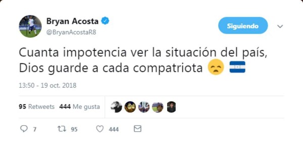 Deportistas hondureños que dejan mensaje a los que van en la caravana de migrantes