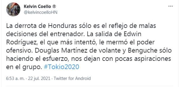 Sin gol y responsabilidad de Falero: Los comentarios de los periodistas de la derrota de Honduras ante Rumania