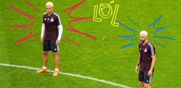 Los mejores memes del cambio de 'look' de Chicharito Hernández y Layún previo al juego con Brasil