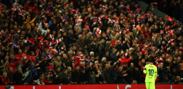 FOTOS: El sufrimiento de Messi tras la eliminación del Barcelona ante Liverpool